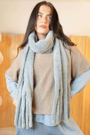 Teddy Tassel Scarf Lladro /50=